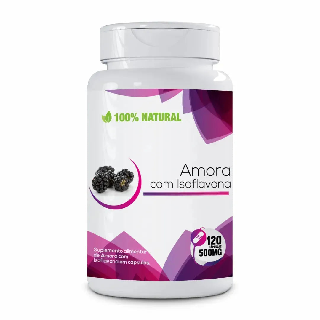 Amora Com Isoflavona 120 Cápsulas 500 Mg