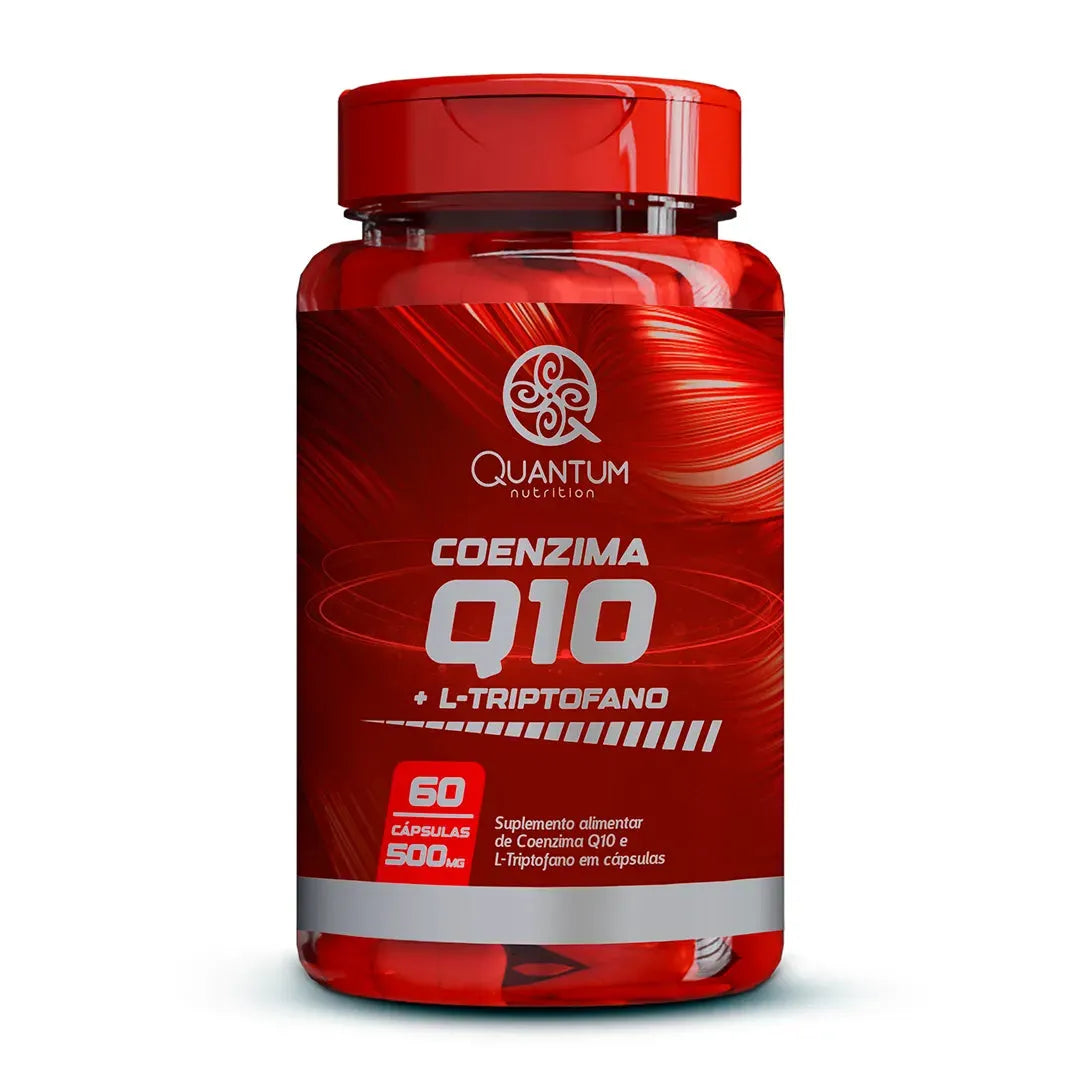 Coenzima Q10 + L - Triptofano Quantum 60 Cápsulas 500 Mg