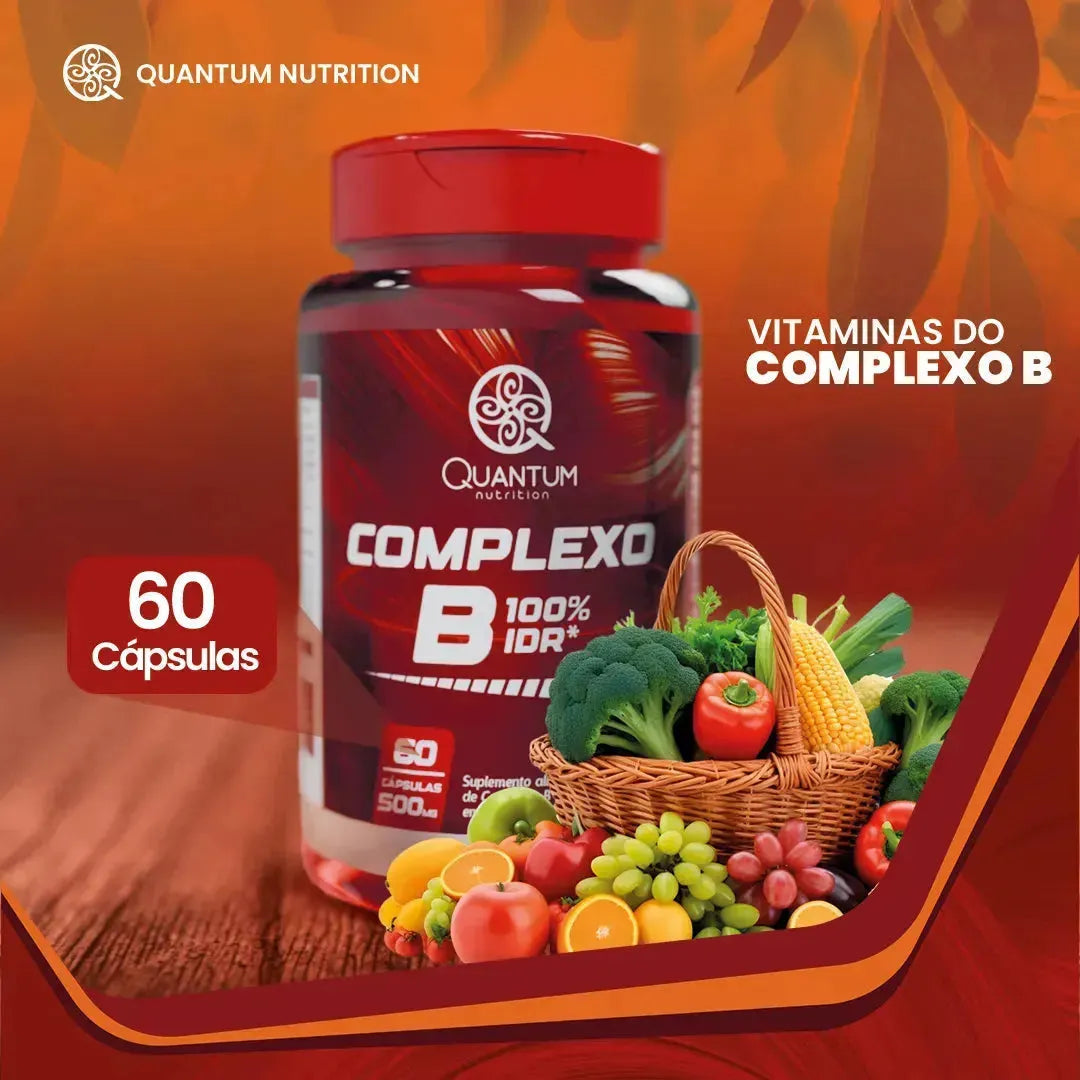 Complexo B Quantum 60 Cápsulas 500 Mg