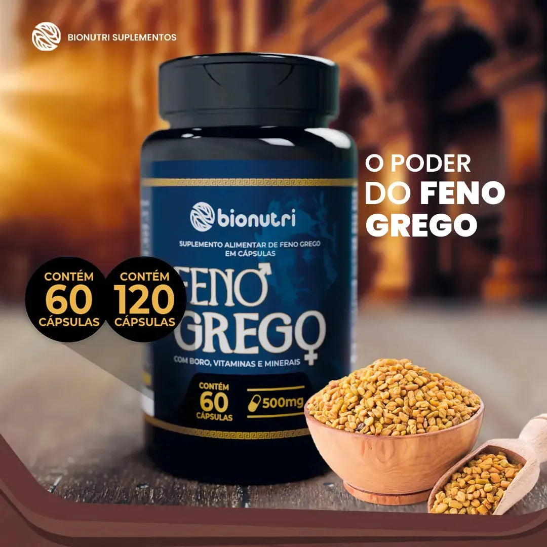 Feno Grego 120 Cápsulas 500 Mg