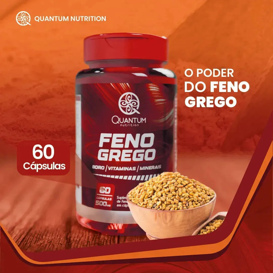 Feno Grego Quantum 60 Cápsulas 500 Mg