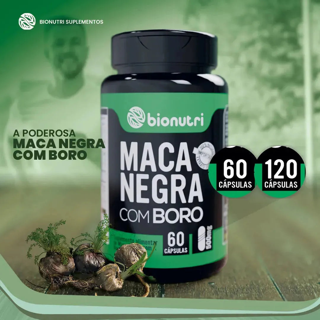 Maca com Boro 120 Cápsulas 500 Mg