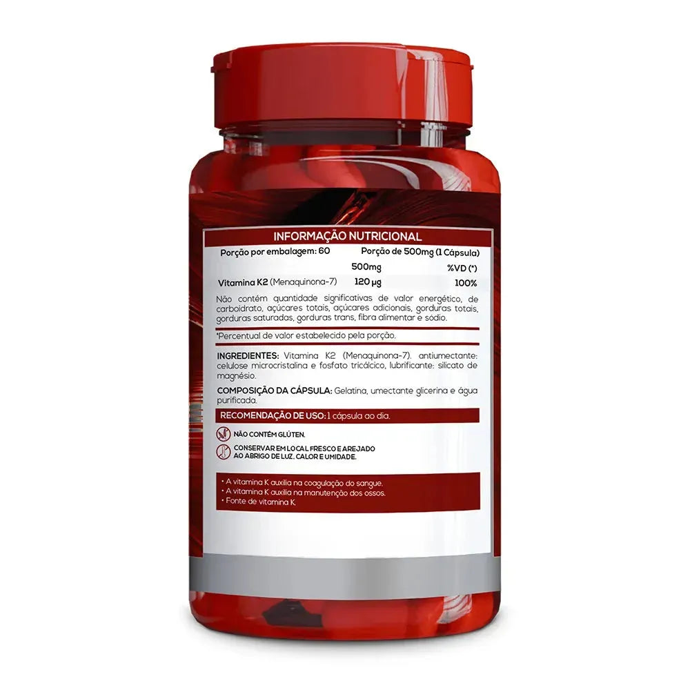 Vitamina K2 Quantum 60 Cápsulas 500 Mg